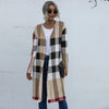Plaid Cardigan Jacket