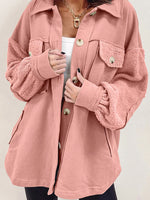 Plush Splicing Loose Jacket