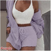 Plush Three Piece Lounge Outfit