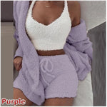 Plush Three Piece Lounge Outfit