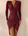 V-Neck sparkle Dress