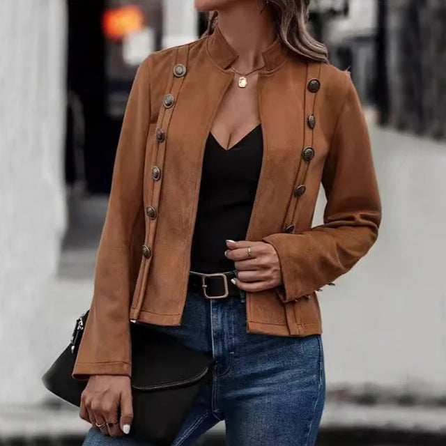 Slim Fit Double Breasted Jacket