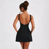 Sleeveless Backless Slim Dress