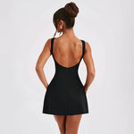 Sleeveless Backless Slim Dress