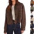 Short Faux Suede Jacket