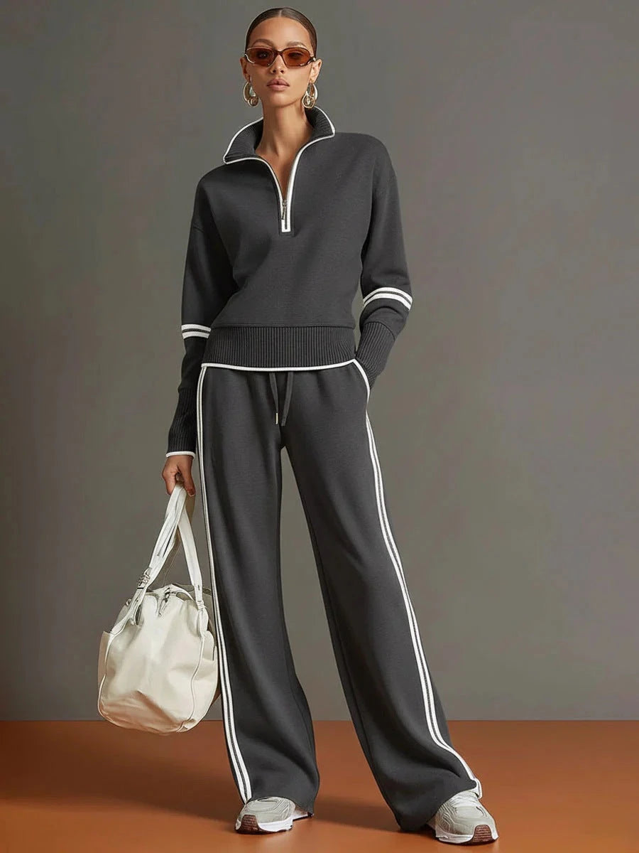 Casual Long Sleeve Sports Suit Set