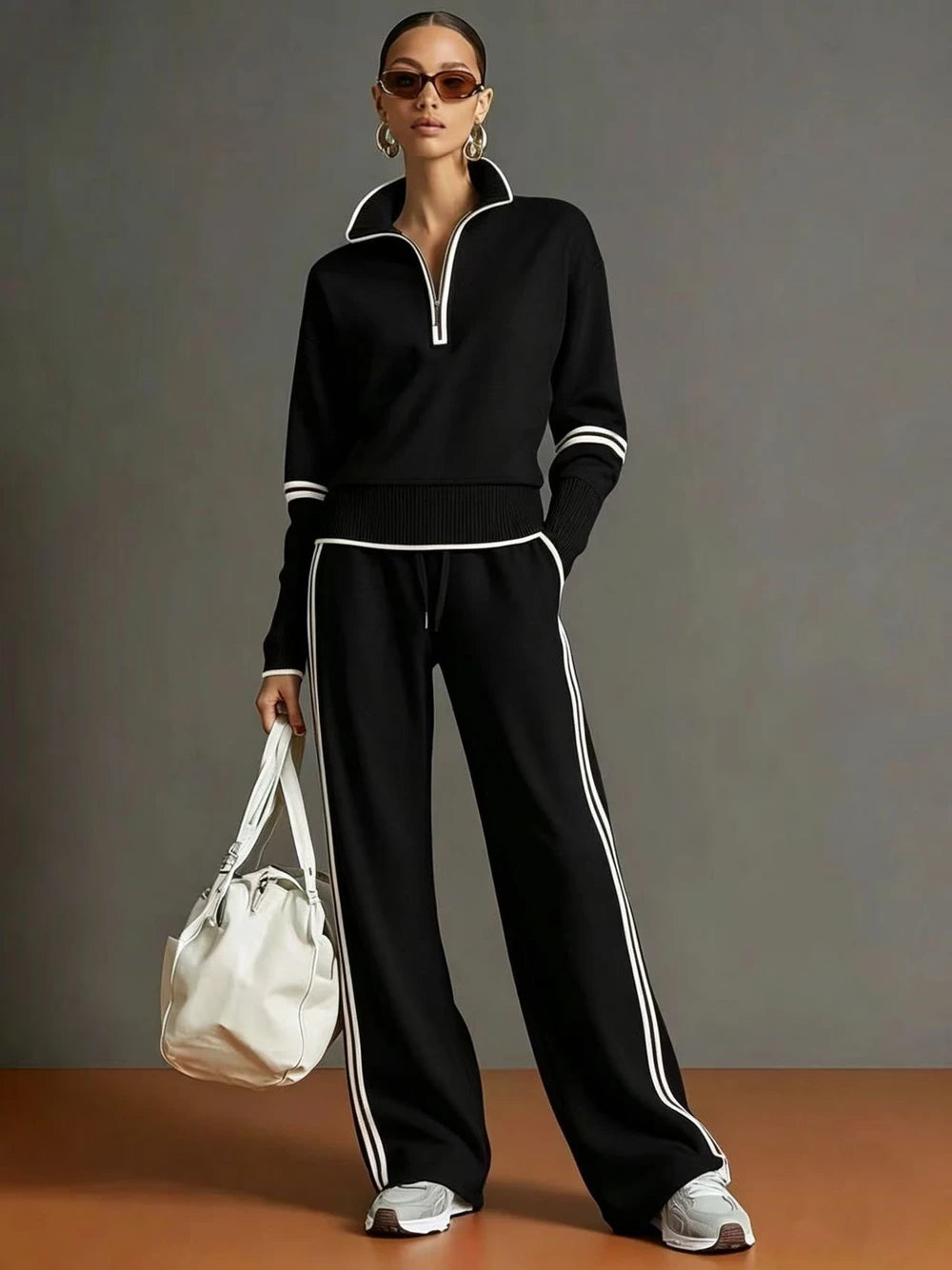 Casual Long Sleeve Sports Suit Set