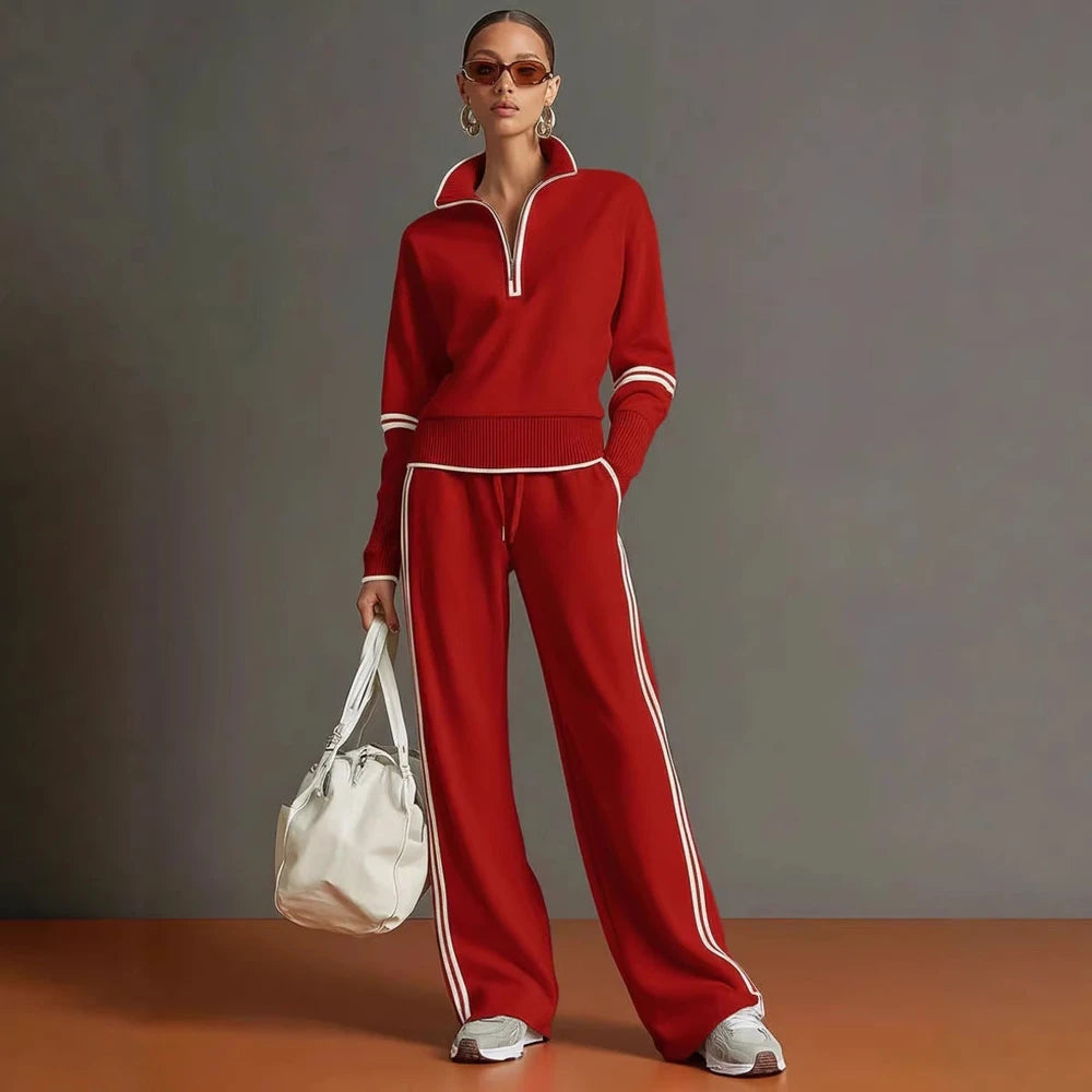 Casual Long Sleeve Sports Suit Set