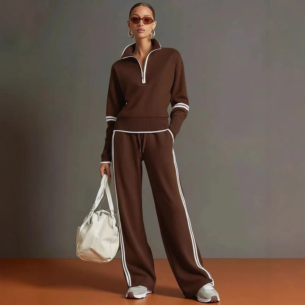 Casual Long Sleeve Sports Suit Set