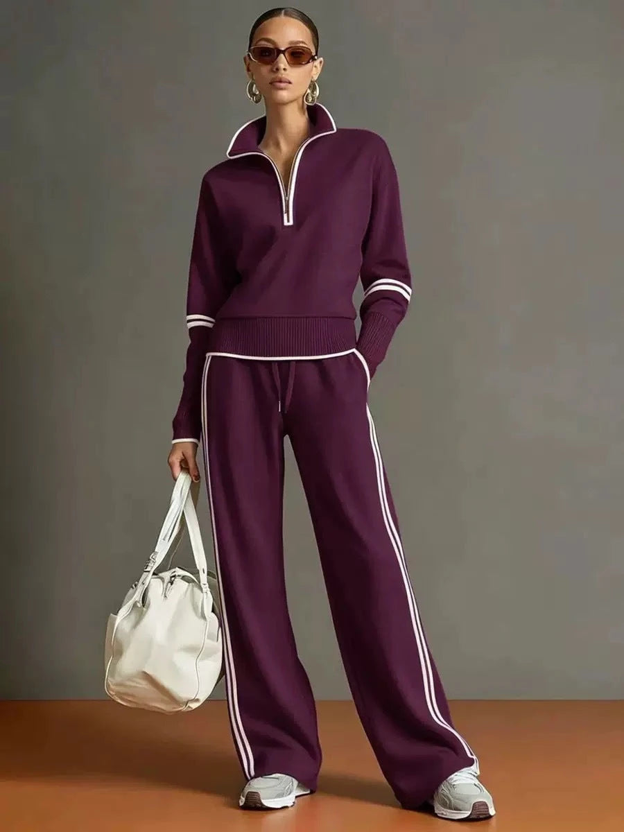 Casual Long Sleeve Sports Suit Set