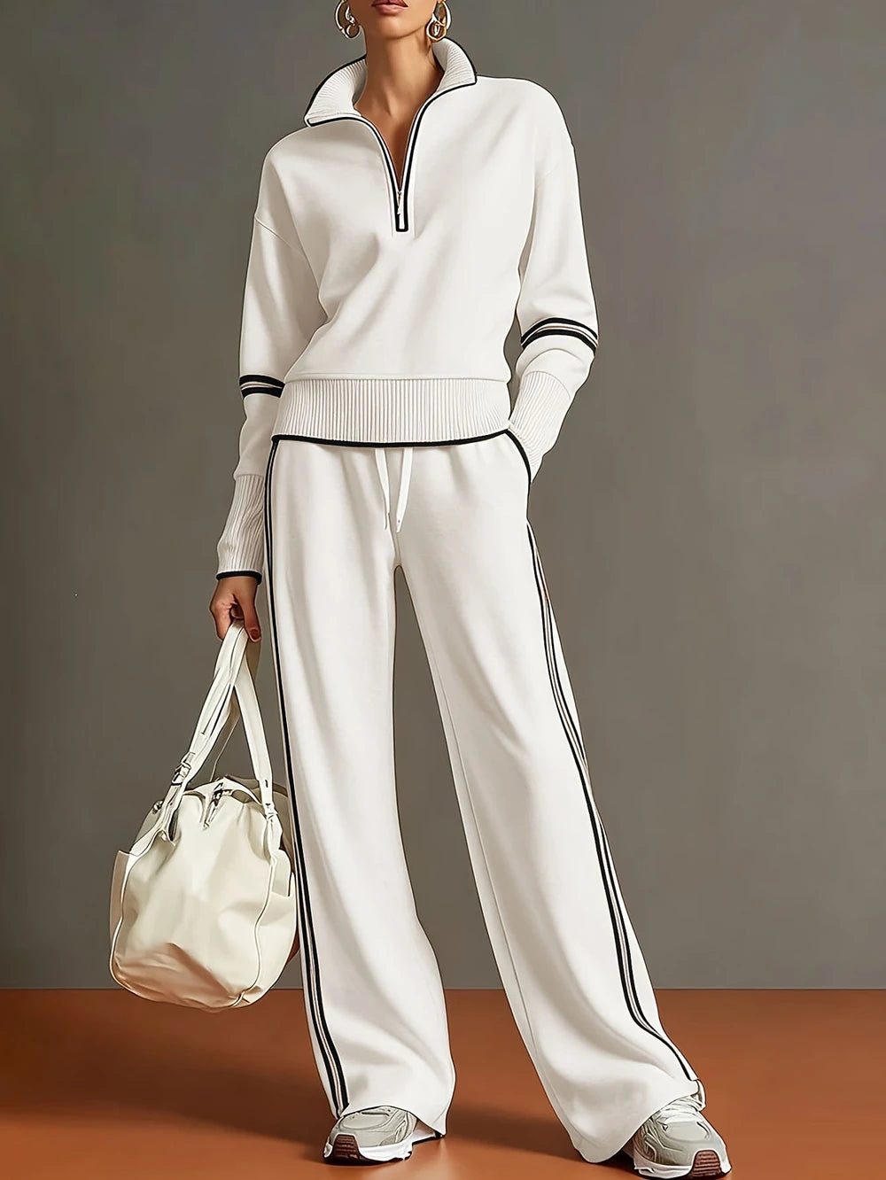 Casual Long Sleeve Sports Suit Set
