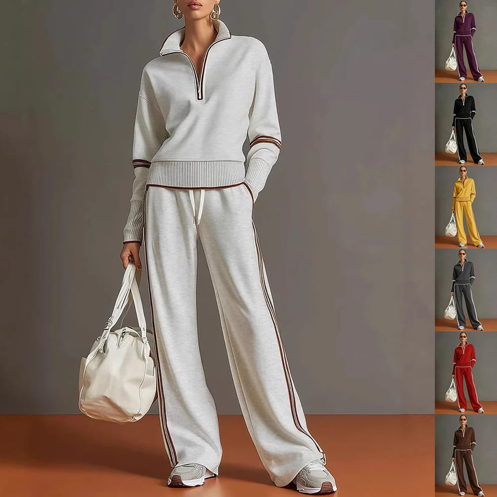 Casual Long Sleeve Sports Suit Set