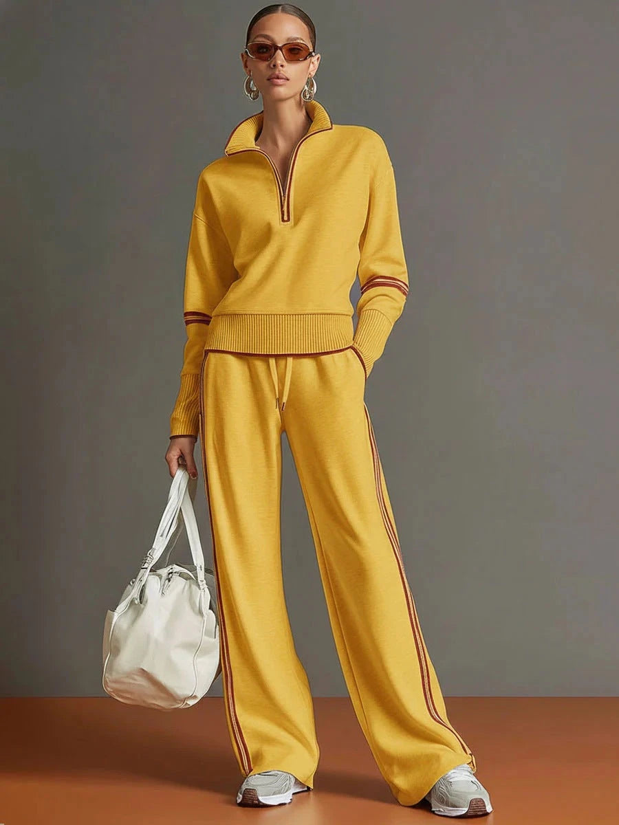 Casual Long Sleeve Sports Suit Set