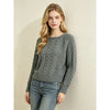 French-style Ribbed Cable-knit Sweater