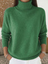 Casual Knitted Turtleneck Pullover
