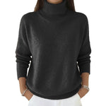 Casual Knitted Turtleneck Pullover