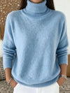 Casual Knitted Turtleneck Pullover
