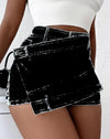 Denim Wrap Shorts