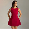 Sleeveless Backless Slim Dress