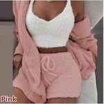 Plush Three Piece Lounge Outfit
