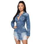 Light Blue Denim Dress
