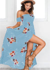Off Shoulder Boho Beach Dress