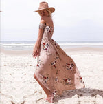 Off Shoulder Boho Beach Dress