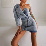 Denim Hip Dress