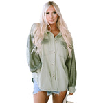 Plush Splicing Loose Jacket