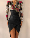 V-Neck sparkle Dress