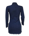 Shredded Denim Dress