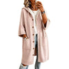 Hooded Knit Cardigan Coat