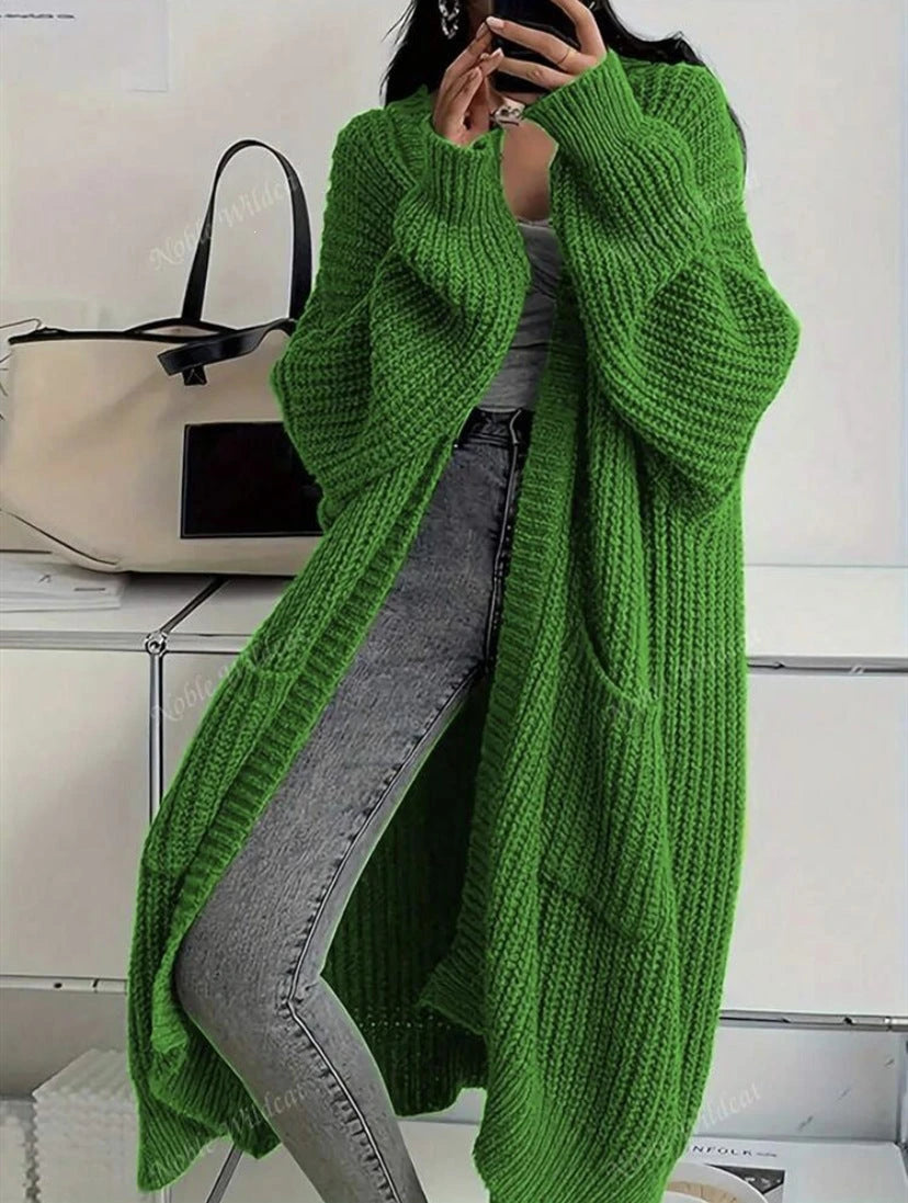 Over The Knee Cardigan Sweater