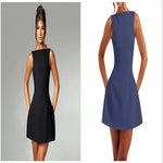 Sleeveless Backless Slim Dress