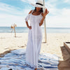 White Lace Beach Dress