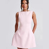 Sleeveless Backless Slim Dress