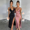 Backless V-Neck Bodycon Party Dress