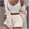Plush Three Piece Lounge Outfit