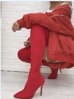 Over-the-Knee Stretch Boots