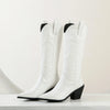Casual Knee Length High Heel Boots