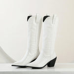 Casual Knee Length High Heel Boots
