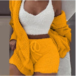 Plush Three Piece Lounge Outfit
