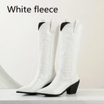 Casual Knee Length High Heel Boots