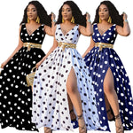 Printed Long Swing Party Dress