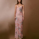 Floral Print Halter Dress