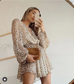 Monica Print Dress