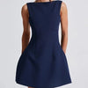 Sleeveless Backless Slim Dress