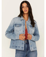 Classic Light Wash Relaxed Denim Jacket