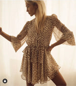 Monica Print Dress
