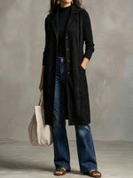 Sleeveless Mid-Length Blazer Vest